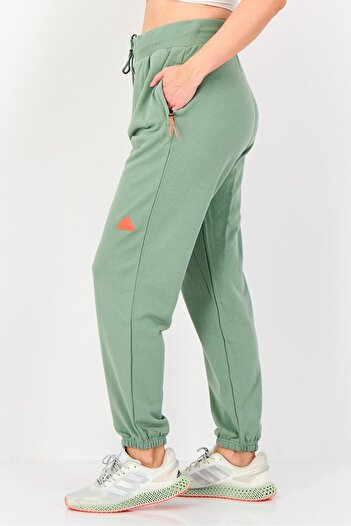 adidas Women Sportswear Fit Brand Logo Outdoor Sweatpants, Sage Green