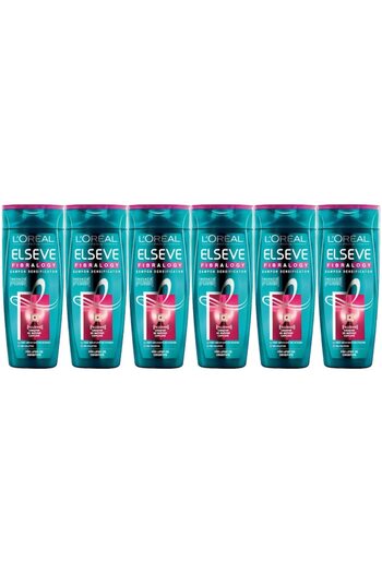 L'Oreal Paris Set 6 x Loreal Elseve Șampon 400ml Fibralogy