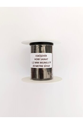 Eskişehir hobi sanat 1,2 mm 20 μέτρα κερωμένο σχοινί Κολιέ σχοινί Σχεδιασμός κοσμήματος Σχοινί βραχιόλι