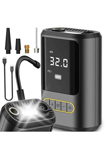 Emce Galaxy Smart wireless electric car air pump, Multifunctional, with LCD digital display