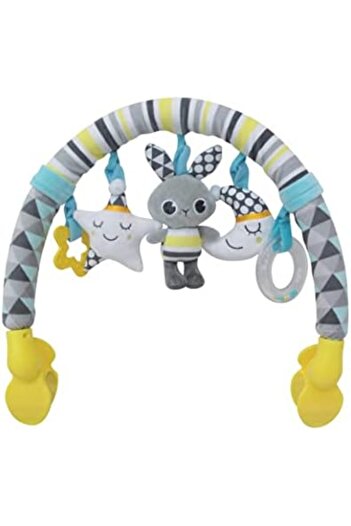 THE MOON Brand Jungle Friends Activity Toy Bar, Hanging Toy, Play Arch Stroller Crib Pram Activity B
