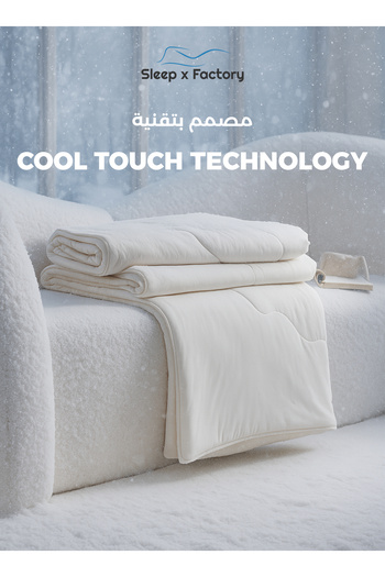 Sleep x Factory Cold Dose Cooling Comforter – Cool-Touch Cover, Lightweight