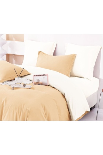 CHIRASO CHIRASO Linen, FINE THICK, TWO-COLOURED Classic Sheet 230x250cm, Duvet Cover 200x230cm, 4 Pillowcases
