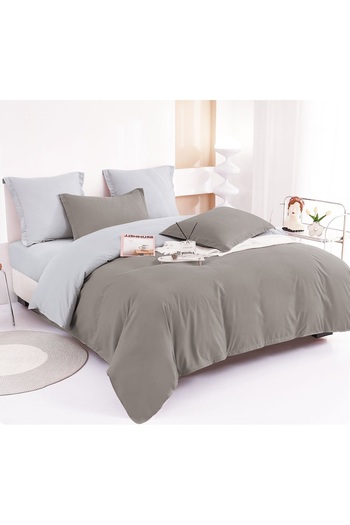 CHIRASO CHIRASO Linen, FINE THICK, TWO-COLOURED Classic Sheet 230x250cm, Duvet Cover 200x230cm, 4 Pillowcases
