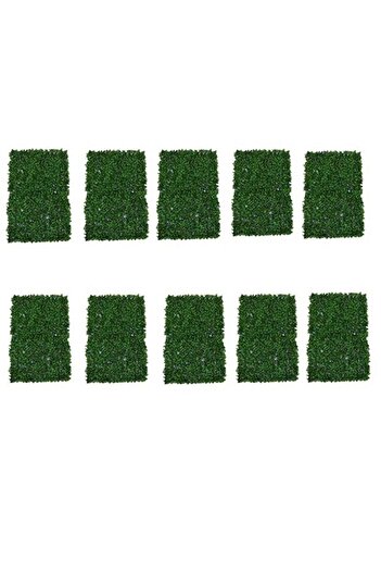Generic Artificial Grass for Wall Decoration, 10 pieces, Green 40x60 cm