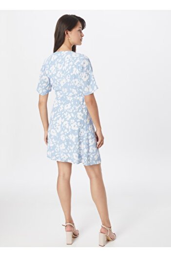 About You Rochie Hege Floral Bleu