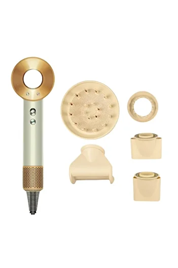 Juls Hair Dryer 1600W, Anti-Frizz, White Gold, Compact Design