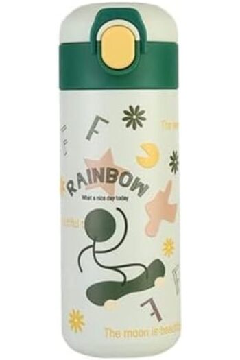 Cocobee Steel Water Bottle for Kids Bottle Double Walled Vacuum Insulated Bottle Flask for School Blue 480ML