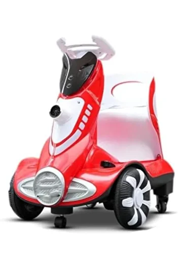 Hope Electric Four-Wheel Kids Car | Bubble Function | 360 Degree Rotation | Cool LED Lights | Seat