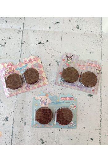 senacacollection Pack of 2 Oreo Look Notebook Keychains