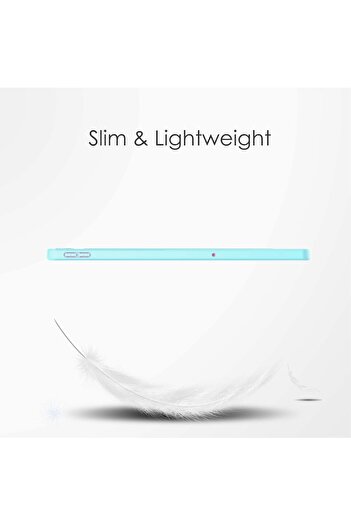 SIGLOO Husa premium pentru Lenovo Tab M10 Plus 10.6", interior piele, suport Pen Blue