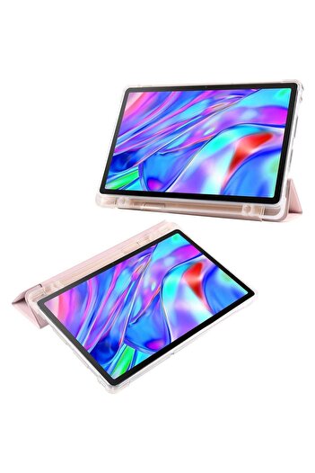 SIGLOO Husa premium pentru Lenovo Tab M10 Plus, 10.6", suport Smart Pen, roz