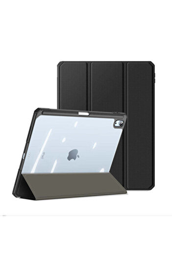 SIGLOO Premium case Apple iPad Air 13" 2024, leather, Pen holder, transparent back, anti-shock, Blue
