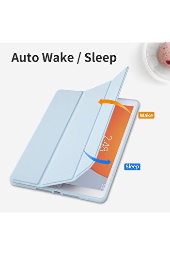SIGLOO Premium case Galaxy Tab S8 S7 11 inches synthetic leather Smart Pen support PC back light blue