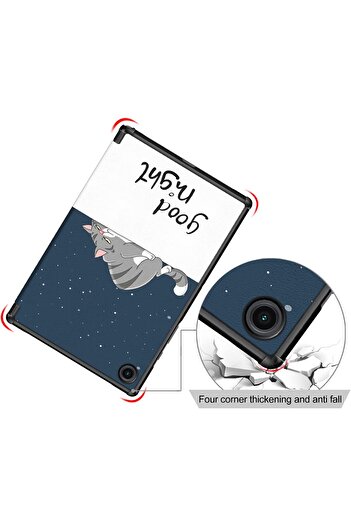 SIGLOO Husa Slim Smart Cover Trifold pentru Samsung Galaxy Tab A7 10.4 inci premium good night