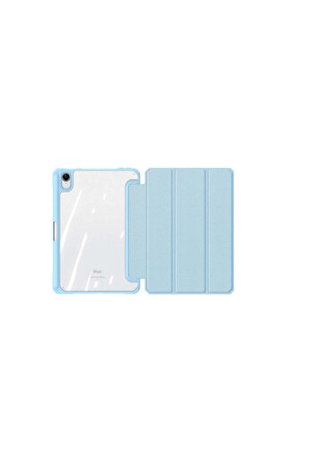 SIGLOO Premium case for iPad Mini 7/6 8.3" synthetic leather, Smart Pen holder, PC back, Blue