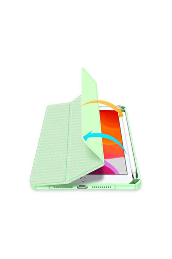 SIGLOO Premium case for iPad Air 5/4 10.9", synthetic PU interior, Smart Pen support, Green