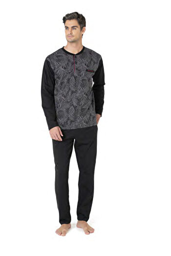 Pierre Cardin Erkek Jakarlı Uzun Kol Ev Giyim Takım VR.PC.e61.k11 Y01