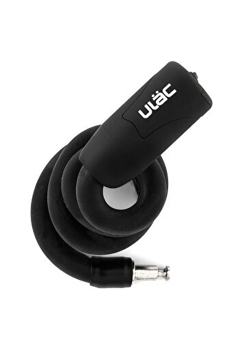 ULAC Avenir Bike Lock, 15mm thickness, 60cm length, memory cable, black