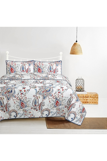 Bee Home HG Paisley | 100% Cotton Single 3-Piece Compressed Duvet