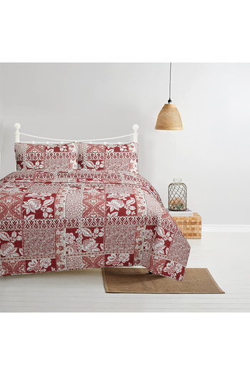 Bee Home HG Gracia Brown | 100% Cotton Single 3-Piece Compressed Duvet