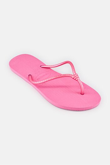 Havaianas Women Brand Logo Slip On Slippers, Pink