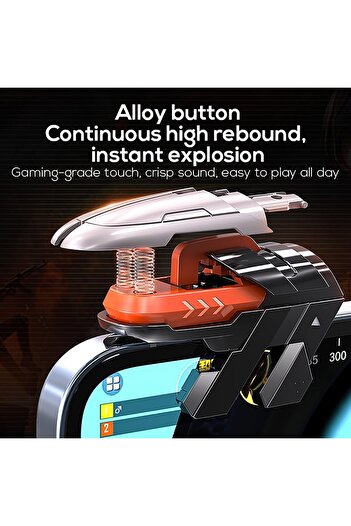 erorex Mobile Gaming Trigger 4 Triggers High Sensitive Shoot Aim Gaming Controller Gamepad Grip Joysticks