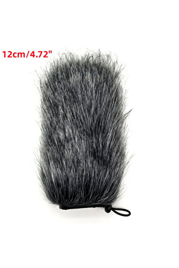 choice2 12CM MF2 Furry Windscreen Wind Cover Microphone Windscreen Foam Cover 9-24cm for Mic Windproof Wind