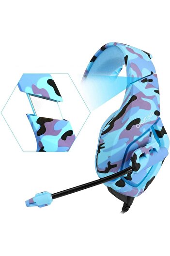 erorex Gaming Headset Ps4 Compatible Xbox One Nintendo Switch Onikuma K1 Stereo Over Ear Headphones