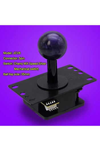 erorex Gravity Mechanical Shafts Silent Lever (Jcv8) Joystick For Pc