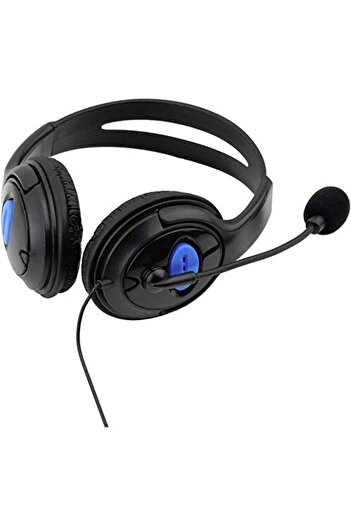 erorex Chat Gaming Headset Wired Headset For Sony Playstation 4 Ps4 Black