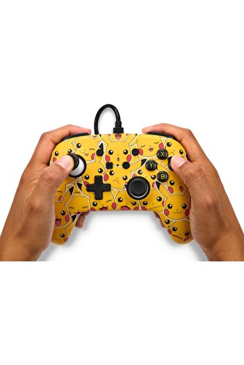 erorex وحدة تحكم سلكية محسنة لجهاز Nintendo Switch طراز OLED أزرار ألعاب متقدمة مقبس استريو 3.5 مم مضاد