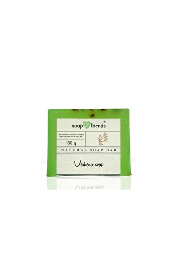 Soap&Friends 130g Verbena Soap Bar for Gentle Cleansing, Moisturized Skin, and Aromatic Delight by