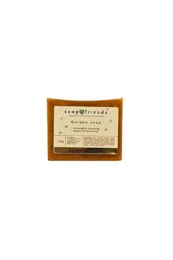 Soap&Friends Argan Gold Soap Bar - 130g | Pamper Your Skin with Luxury Cleansing