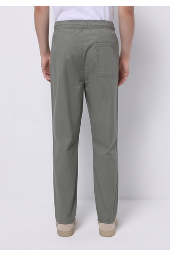 Colin's Comfort Fit Mid Waist Long Leg Men's Green Trousers