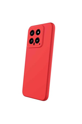 bestcase ® Premium Silicon Case For Xiaomi 14, Red