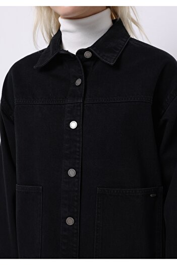 Colin's Oversize Fit Kadın Siyah Shacket