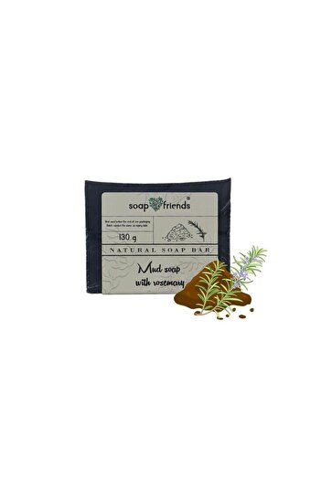 Soap&Friends Mineral Rich Natural Mudbath Soap Bar | 130g Soap for Cleansing and Nourishing purposes