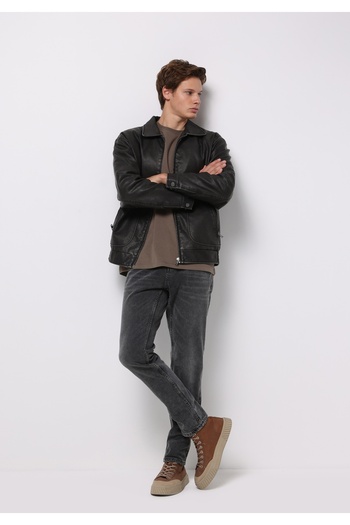 Colin's Regular Fit Erkek Siyah Mont Pu