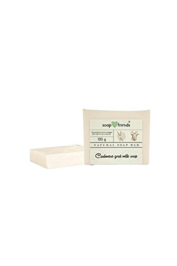 Soap&Friends Cashmere Goat Milk Soap Bar | Gentle Cleansing Cashmere Soap for Nourished and Moisturized Skin,130g