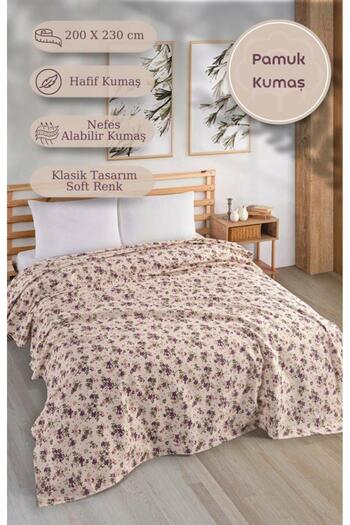MODALİN Double Printed Pique Bedspread Daisy 200X230 cm