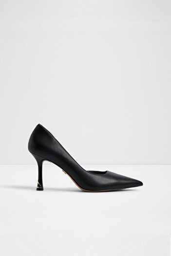 Aldo Livianna - Women's Black Thin Heeled Slip-On Shoes