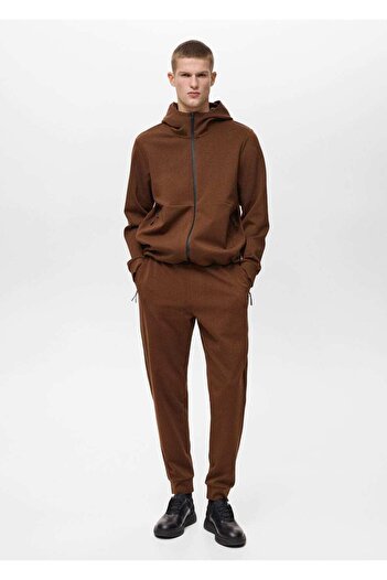 MANGO Man Еластичні штани-джоггери COOLMAX®