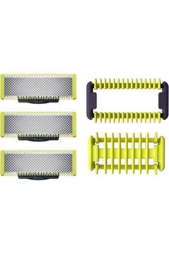 Philips OneBlade Replacement Blades QP630/51 | Trim, Edge & Shave Any Length of Hair | 3 Original Bl