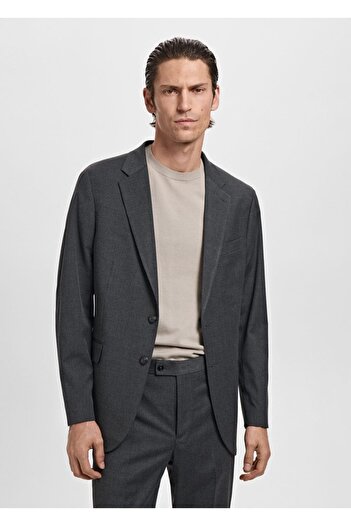 MANGO Man Slim fit Milan kumaş blazer ceket