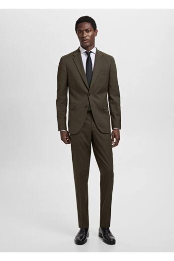 MANGO Man Slim fit Milan kumaş blazer ceket