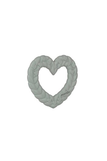 lets be child Numio Heart Teether Toy, Grey, 3 Months +