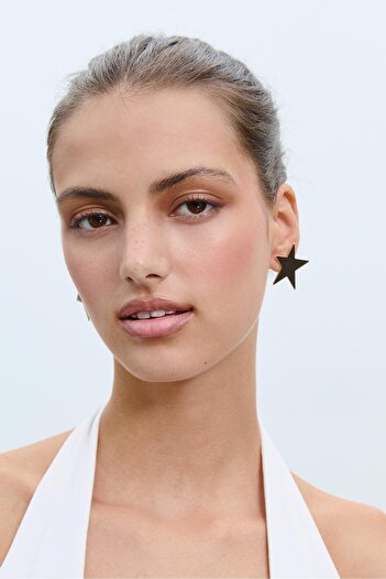 Stradivarius Star earrings