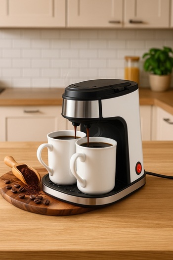 Biki ماكينة قهوة بالتقطير | Drip Coffee Maker – Power 450W | 240ml With 2 Cups