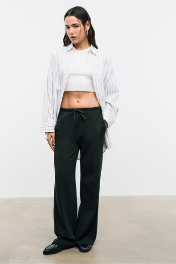 Stradivarius Drawstring jogging trousers